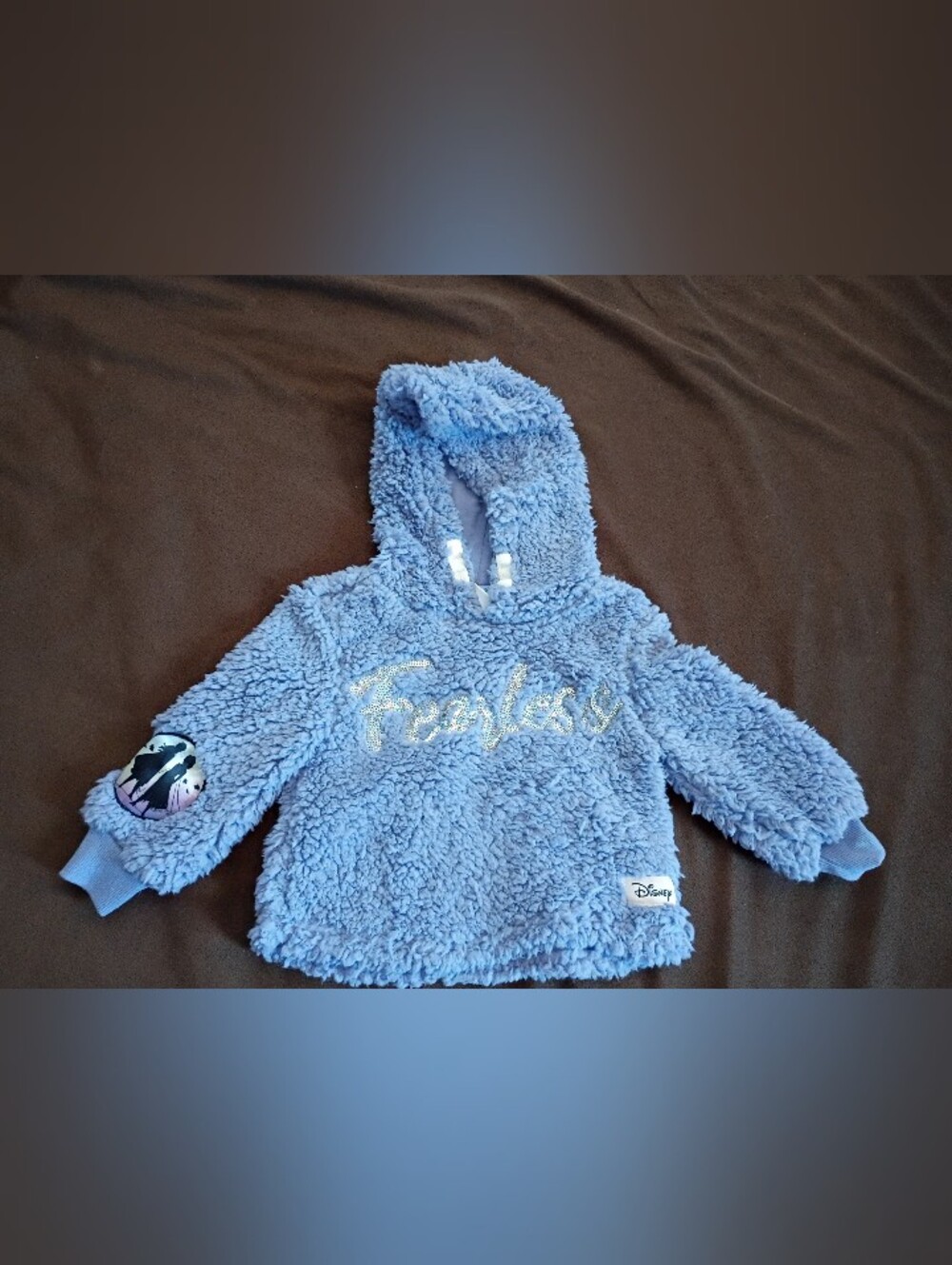 Disney Frozen 2 Fuzzy Hooded Sweatshirt Size 2T
